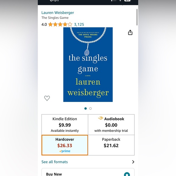 The Singles Game - A Novel - Picture 2 of 3